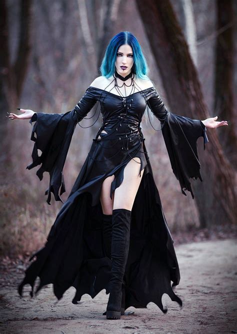Witch inspired Gothic dress